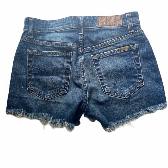 Joes Jeans High Rise Cut Off Denim Shorts 24 - Picture 5 of 13